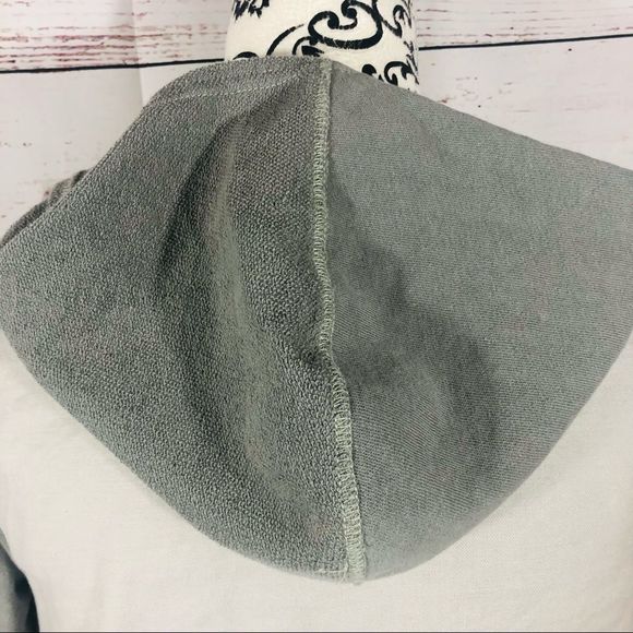 Free People Linen Cotton Drippy Asymmetrical Jacket Grey XS - Picture 10 of 14